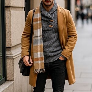 Guide Series wool Alpaca Blend toggle button shawl collar long sleeve Sw…